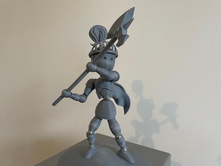 3D printed 'Knight with Axe'